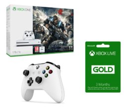 MICROSOFT Xbox One S with Gears of War 4